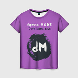 Женская футболка Depeche Mode devotional tour