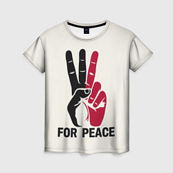 Женская футболка За мир на планете