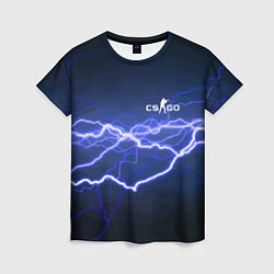 Женская футболка Counter Strike - lightning
