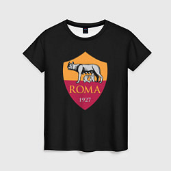 Женская футболка Roma fc club sport