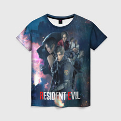 Женская футболка Resident Evil game color