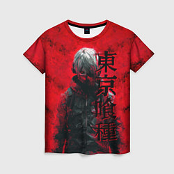 Женская футболка Tokyo Ghoul - Kaneki Ken