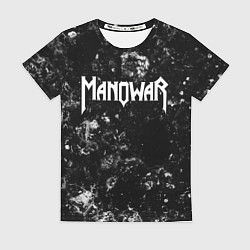 Женская футболка Manowar black ice