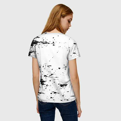 Женская футболка Half life краски текстура / 3D-принт – фото 4