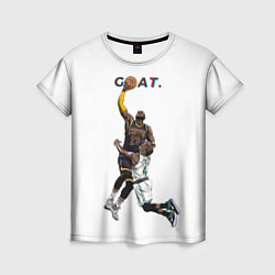 Футболка женская Goat 23 - LeBron James, цвет: 3D-принт