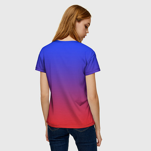 Женская футболка Пресонаж Соник / 3D-принт – фото 4