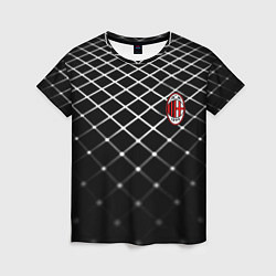 Футболка женская Милан футбольный клуб, цвет: 3D-принт