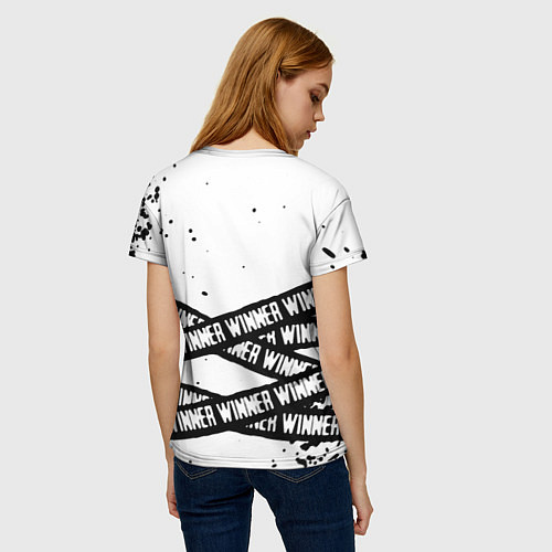Женская футболка Pubg текстура полосы / 3D-принт – фото 4