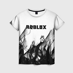 Футболка женская Roblox flame текстура, цвет: 3D-принт