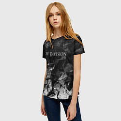 Футболка женская Joy Division black graphite, цвет: 3D-принт — фото 2