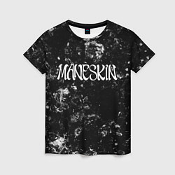 Женская футболка Maneskin black ice