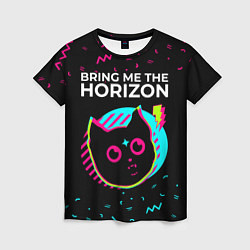 Женская футболка Bring Me the Horizon - rock star cat