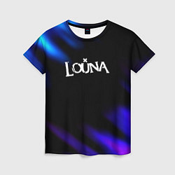 Женская футболка Louna neon bend