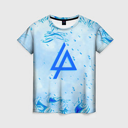 Женская футболка Linkin park холодный огонь бренд