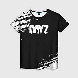 Женская футболка Dayz текстура краски