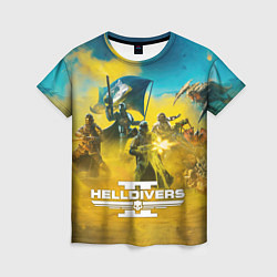 Футболка женская Helldivers 2: Confrontation, цвет: 3D-принт