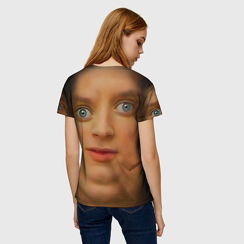 Женская футболка Мем упоротый Фродо улыбается / 3D-принт – фото 4