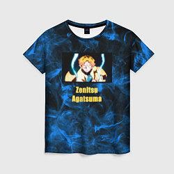 Женская футболка Зеницу Агацума молнии