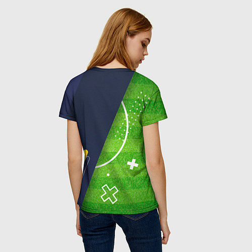 Женская футболка Hoffenheim football field / 3D-принт – фото 4