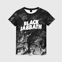 Женская футболка Black Sabbath black graphite