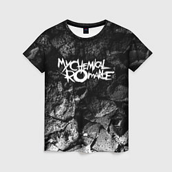 Женская футболка My Chemical Romance black graphite