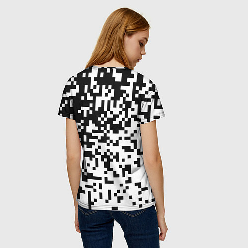 Женская футболка Камуфляж городской / 3D-принт – фото 4