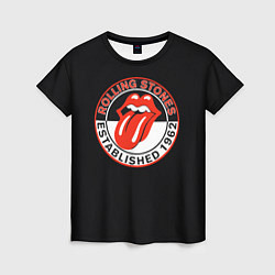 Женская футболка Rolling Stones Established 1962 group