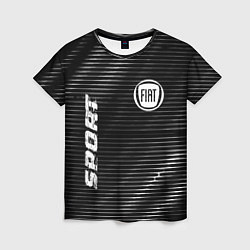 Женская футболка Fiat sport metal