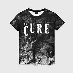 Женская футболка The Cure black graphite