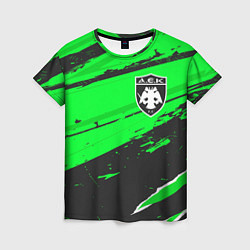 Женская футболка AEK Athens sport green