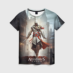 Женская футболка Assassins creed старый город