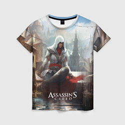 Женская футболка Assassins creed poster game