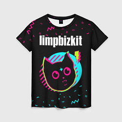 Женская футболка Limp Bizkit - rock star cat