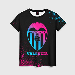 Женская футболка Valencia - neon gradient