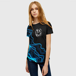 Футболка женская Avril Lavigne sound wave, цвет: 3D-принт — фото 2