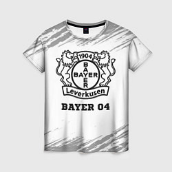 Женская футболка Bayer 04 sport на светлом фоне