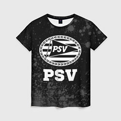 Женская футболка PSV sport на темном фоне