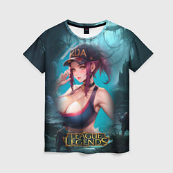 Женская футболка League Of Legends Akali Kda