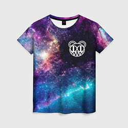 Женская футболка Radiohead space rock