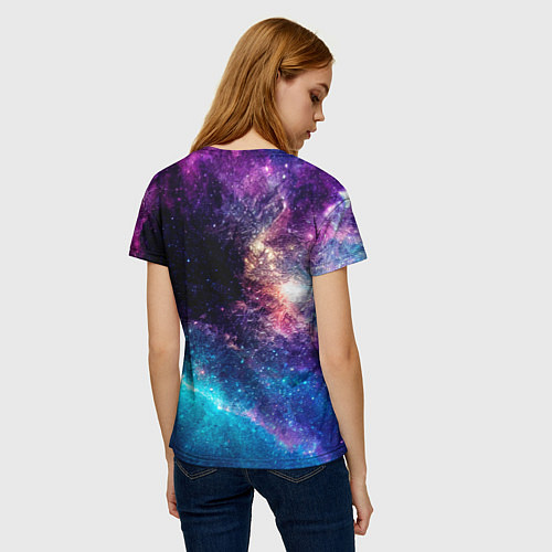 Женская футболка Nazareth space rock / 3D-принт – фото 4
