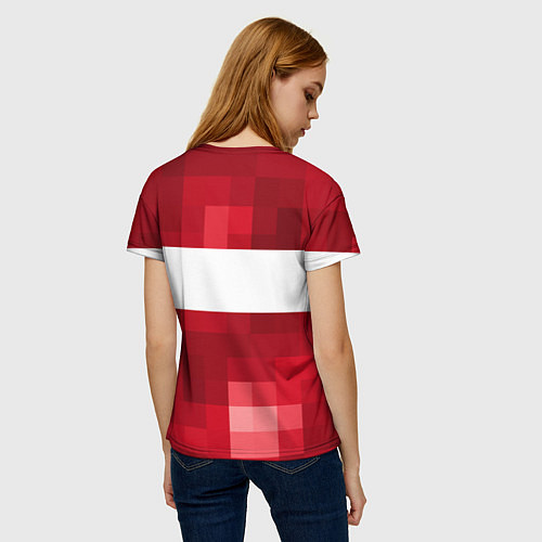 Женская футболка Minecraft tnt texture / 3D-принт – фото 4