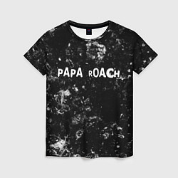 Женская футболка Papa Roach black ice