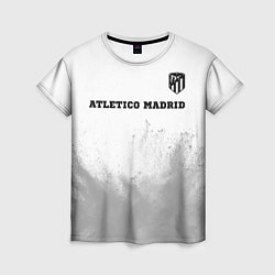 Женская футболка Atletico Madrid sport на светлом фоне посередине