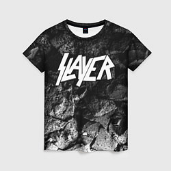 Женская футболка Slayer black graphite