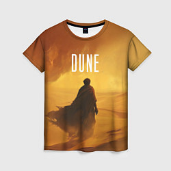 Женская футболка Дюна - пустыня