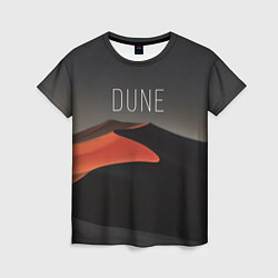 Женская футболка Дюна - песок