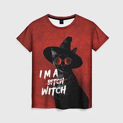 Женская футболка I am witch