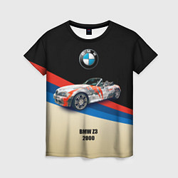 Женская футболка Немецкий родстер BMW Z3