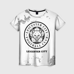 Женская футболка Leicester City sport на светлом фоне