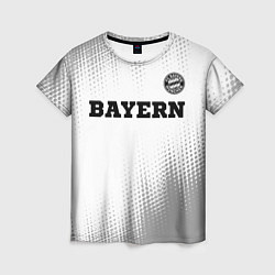 Женская футболка Bayern sport на светлом фоне посередине